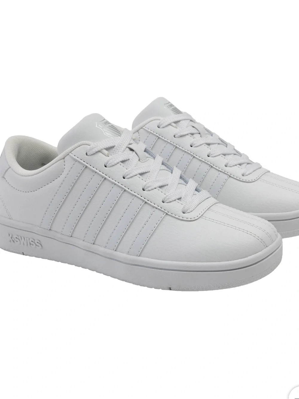 K-Swiss Women’s Court Sneakers Womens Size 11 Shoes White Sneakers NIB
